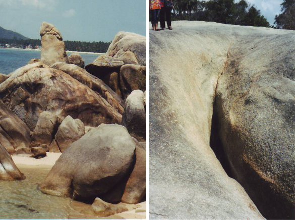 Grandmother & Grandfather Rocks (Hin Ta Hin Yai)